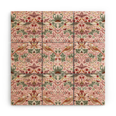 DENY Designs William Morris Strawberry Thief Panel Wood Wall Mural