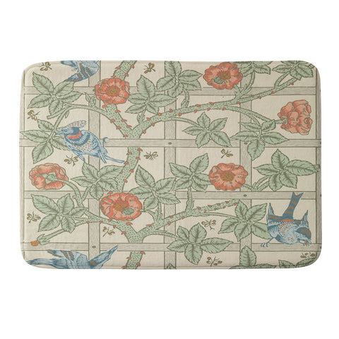 DENY Designs William Morris Trellis Memory Foam Bath Mat