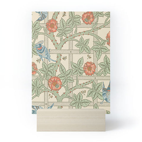 DENY Designs William Morris Trellis Mini Art Print