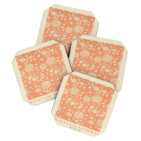DENY Designs william morris tulip Coaster Set