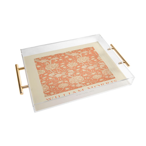 DENY Designs william morris tulip Acrylic Tray