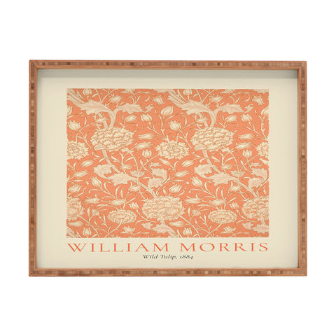 DENY Designs william morris tulip Rectangular Tray