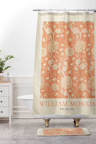 DENY Designs william morris tulip Shower Curtain And Mat