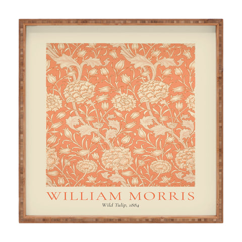 DENY Designs william morris tulip Square Tray