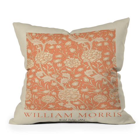 DENY Designs william morris tulip Outdoor Throw Pillow