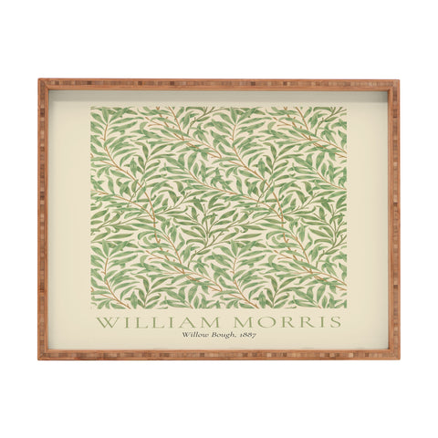 DENY Designs William Morris Willow Bough 1887 Rectangular Tray