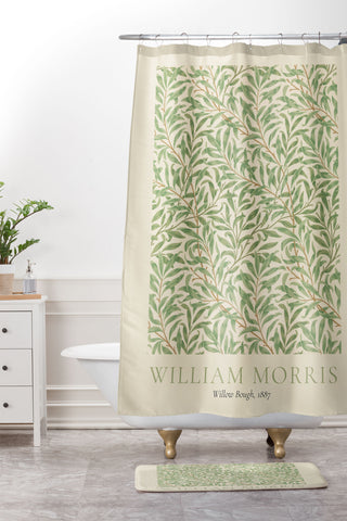 DENY Designs William Morris Willow Bough 1887 Shower Curtain And Mat