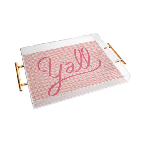 DENY Designs yall option ii Acrylic Tray