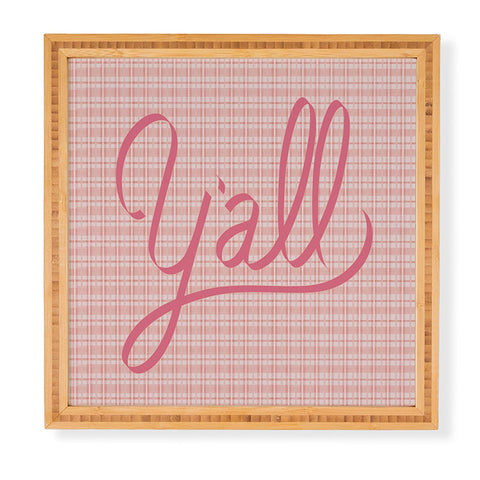 DENY Designs yall option ii Framed Wall Art