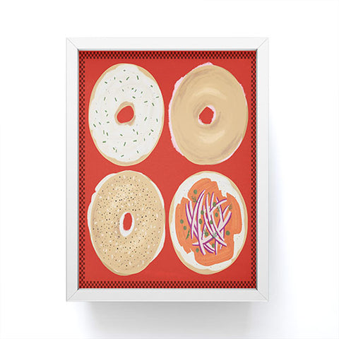DENY Designs yonkers bagels Framed Mini Art Print