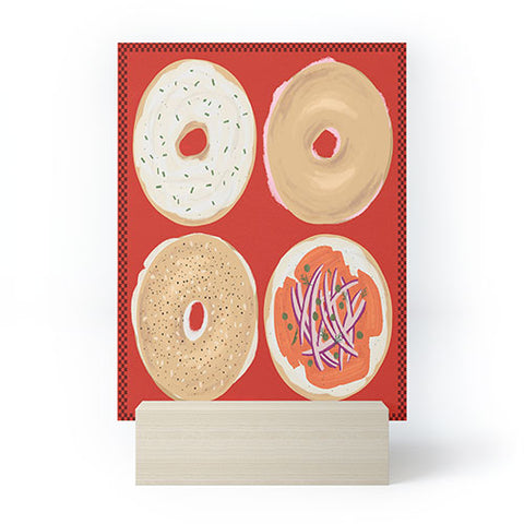 DENY Designs yonkers bagels Mini Art Print