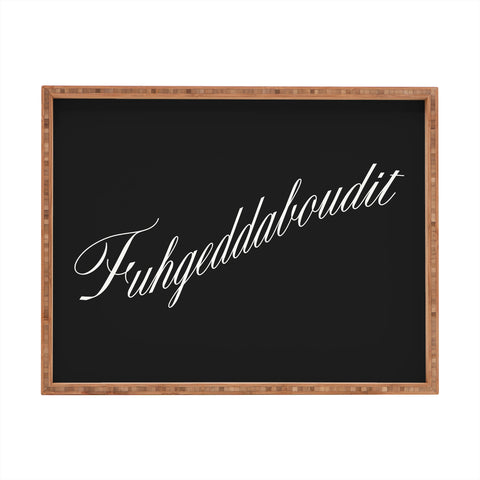 DENY Designs yonkers fuhgeddaboudit Rectangular Tray