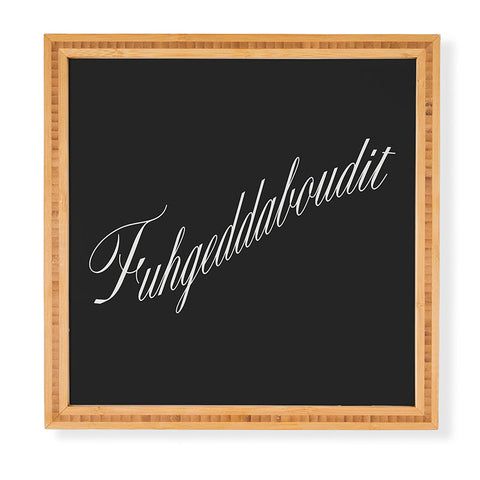 DENY Designs yonkers fuhgeddaboudit Framed Wall Art