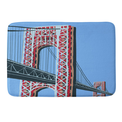 DENY Designs yonkers gwbridge Memory Foam Bath Mat