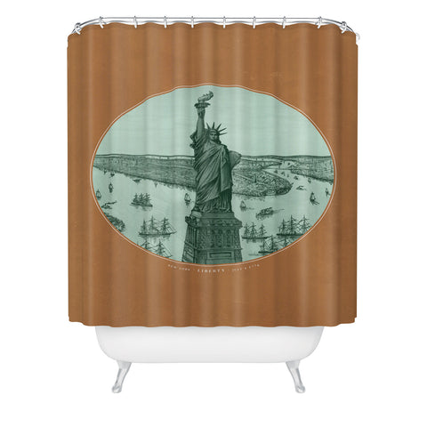 DENY Designs yonkers liberty Shower Curtain