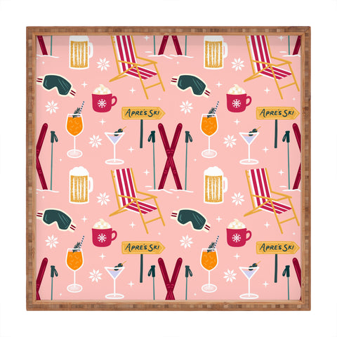 Design by Spark Apres Ski Holiday Square Tray