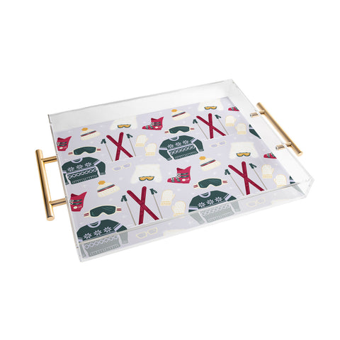 Design by Spark Apres Ski Style Acrylic Tray