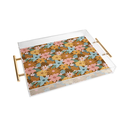 Design by Spark Blooming Harmony Acrylic Tray