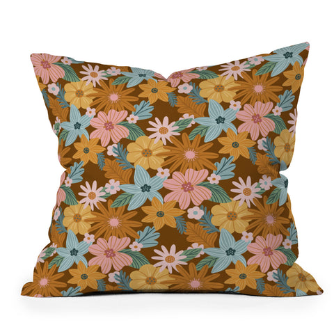 Design by Spark Blooming Harmony Outdoor Throw Pillow
