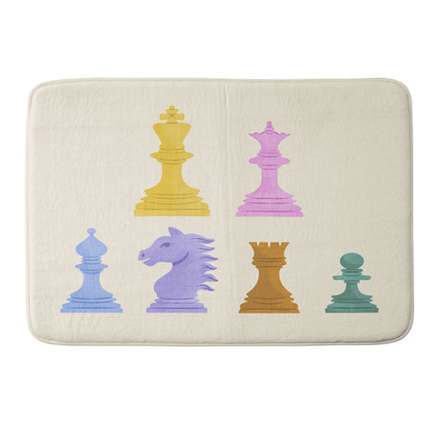 Design by Spark Chess Memory Foam Bath Mat