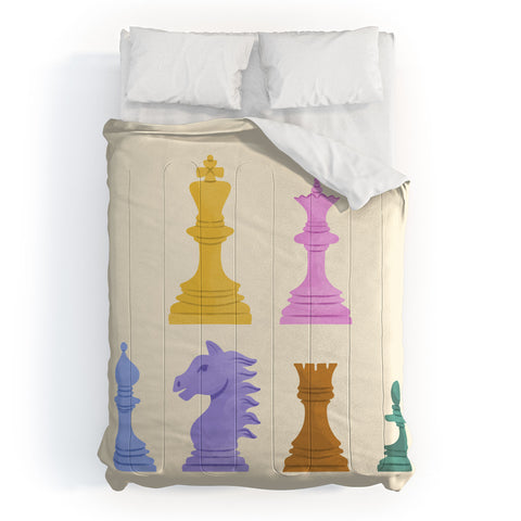 Design by Spark Chess Comforter