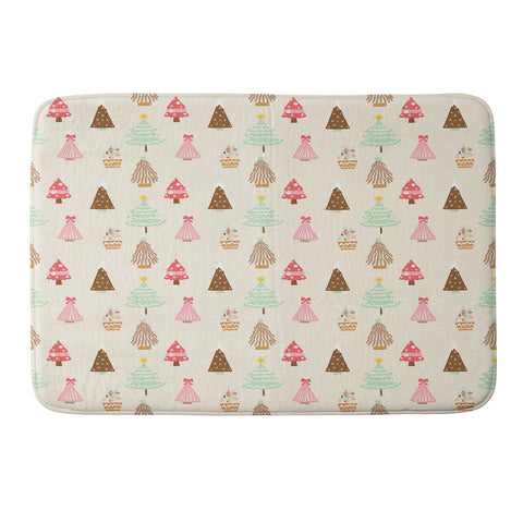 Design by Spark Christmas Tree Delight Memory Foam Bath Mat