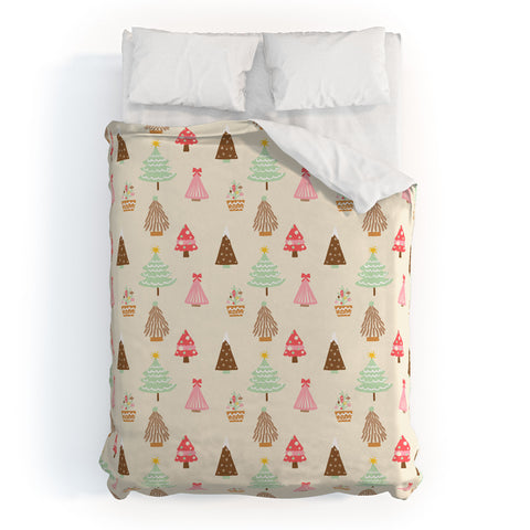 Design by Spark Christmas Tree Delight Duvet Cover