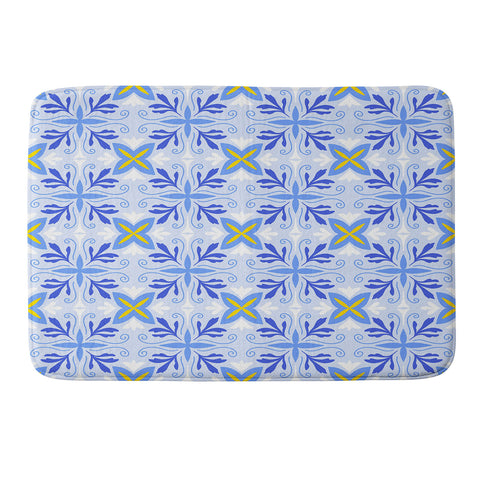 Design by Spark Dolce Vita Flourish Tile Memory Foam Bath Mat
