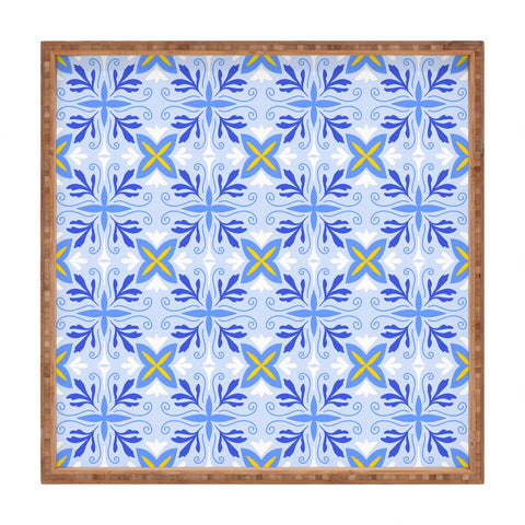 Design by Spark Dolce Vita Flourish Tile Square Tray