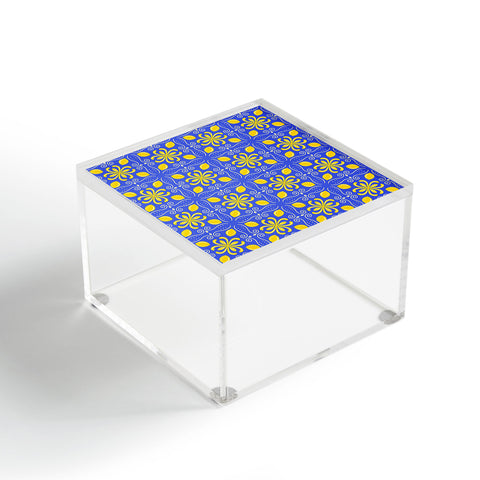Design by Spark Dolce Vita Lemon Tile Acrylic Box