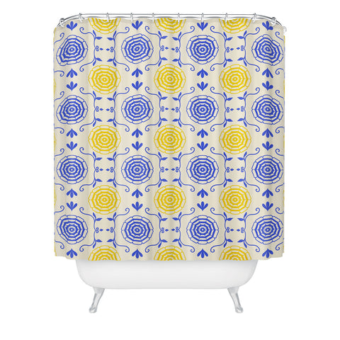 Design by Spark Dolce Vita Parasols Shower Curtain