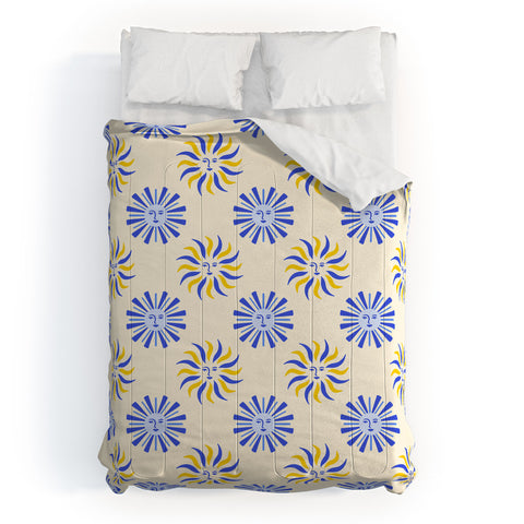Design by Spark Dolce Vita Radial Sun Flames Comforter