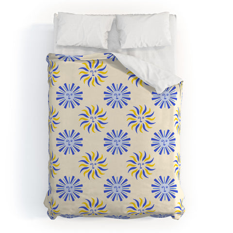 Design by Spark Dolce Vita Radial Sun Flames Duvet Cover