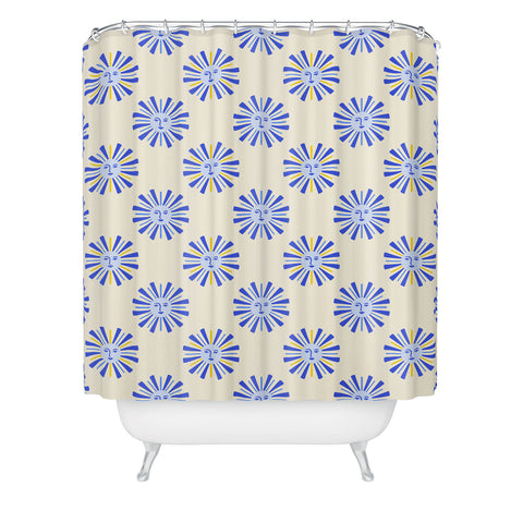Design by Spark Dolce Vita Radial Sun Shower Curtain