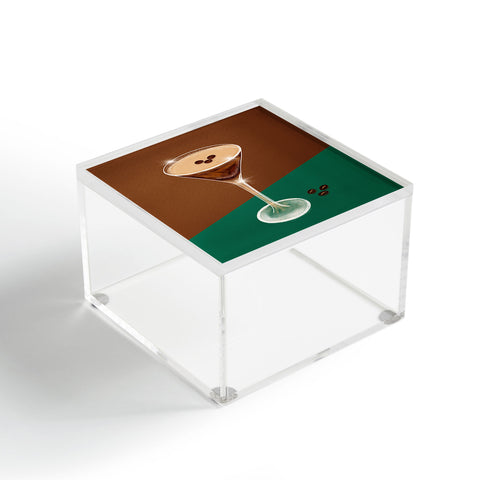Design by Spark Expresso Martini Coffee Beans Acrylic Box
