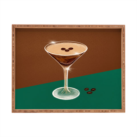 Design by Spark Expresso Martini Coffee Beans Rectangular Tray