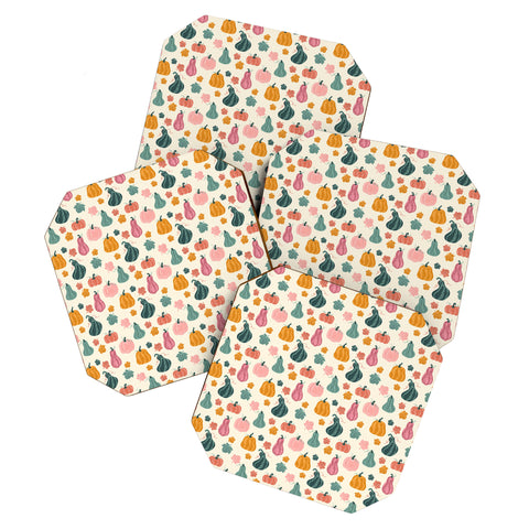 Design by Spark Gourdgeous Autumn Coaster Set