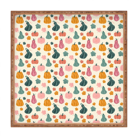 Design by Spark Gourdgeous Autumn Square Tray