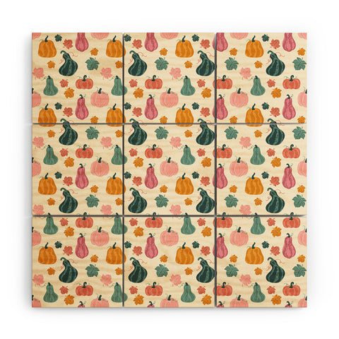 Design by Spark Gourdgeous Autumn Wood Wall Mural