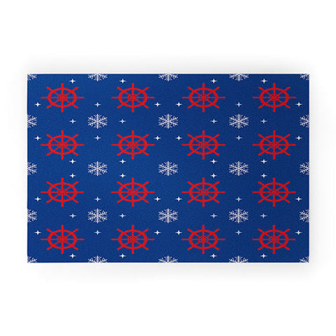 Design by Spark Holiday Helms and Snowflakes Welcome Mat