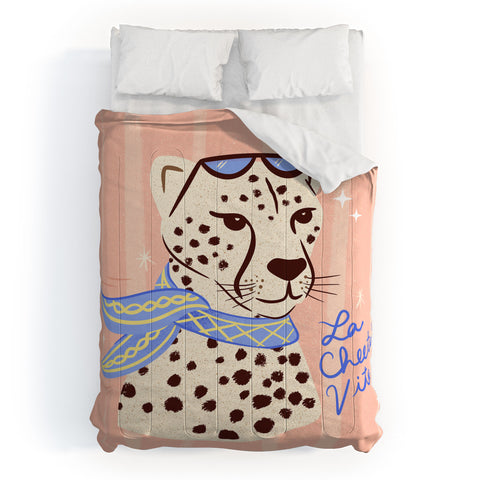 Design by Spark La Cheetah Vita Comforter