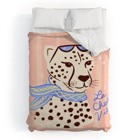 Design by Spark La Cheetah Vita Duvet Cover