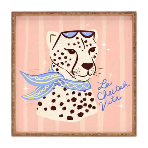 Design by Spark La Cheetah Vita Square Tray