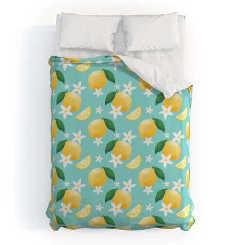 Design by Spark Lemon Florals Duvet Cover