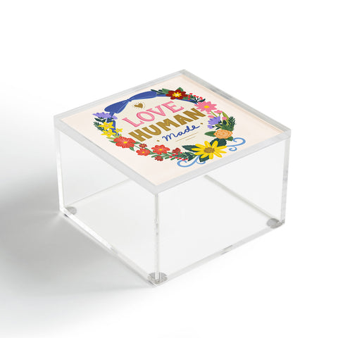 Design by Spark Love Human Made Floral Wreath Acrylic Box