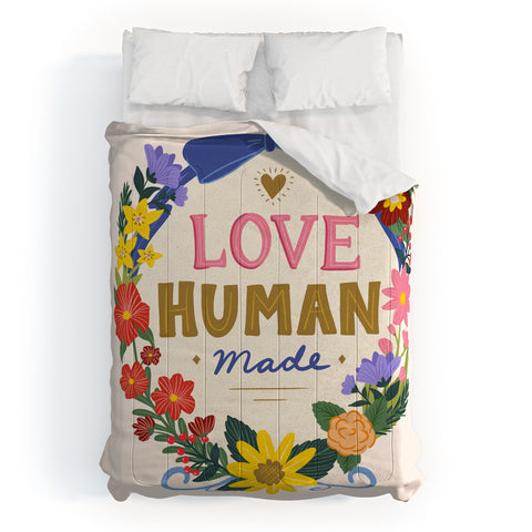 Design by Spark Love Human Made Floral Wreath Comforter