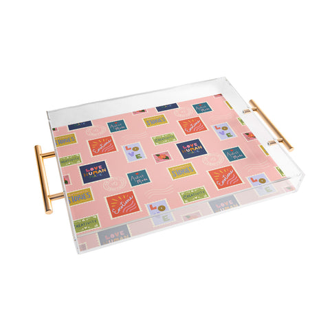 Design by Spark Love Human Made Stamps Acrylic Tray
