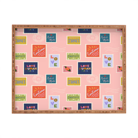 Design by Spark Love Human Made Stamps Rectangular Tray
