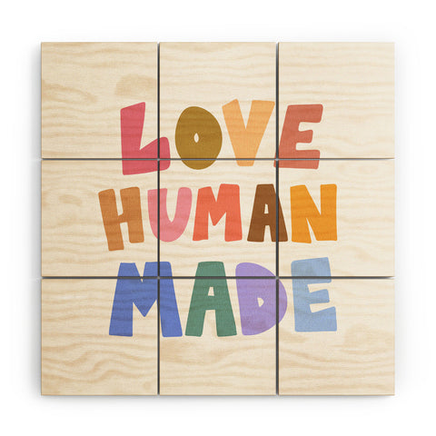 Design by Spark Love Human Made Wood Wall Mural