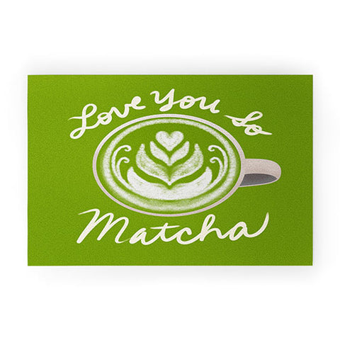 Design by Spark Love You So Matcha Welcome Mat